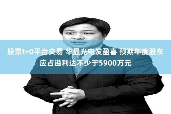 股票t+0平台交易 华显光电发盈喜 预期年度股东应占溢利达不少于5900万元
