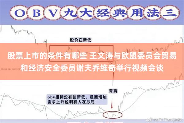 股票上市的条件有哪些 王文涛与欧盟委员会贸易和经济安全委员谢夫乔维奇举行视频会谈