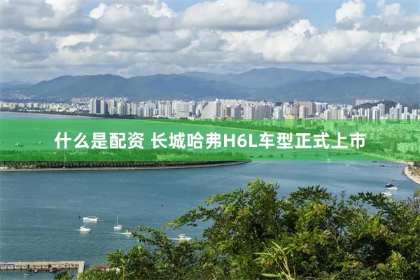 什么是配资 长城哈弗H6L车型正式上市